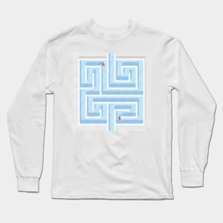 Koi pond maze Long Sleeve T-Shirt